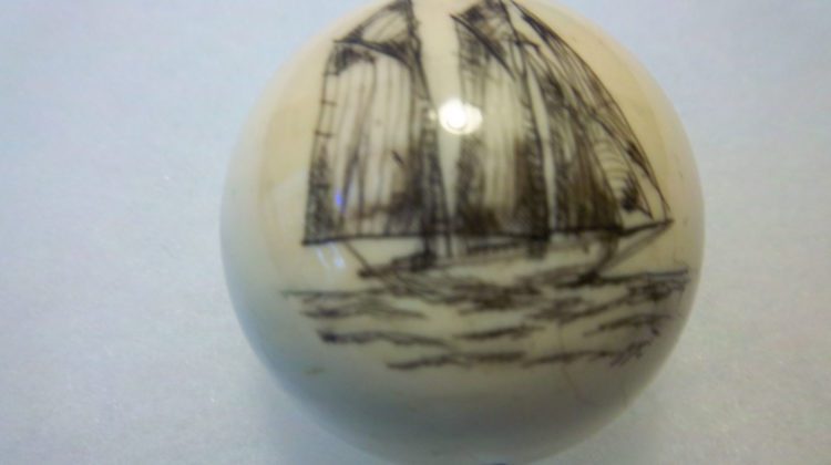 Scrimshaw | Boat Marble | The Secret Life of Marbles