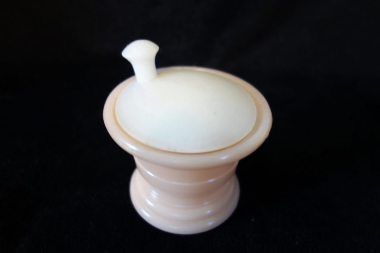 Mortar and Pestle Jar and Lid