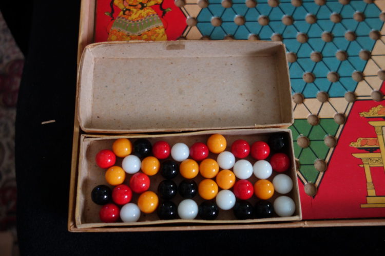 Antique Chinese Checkers Game - Image 2