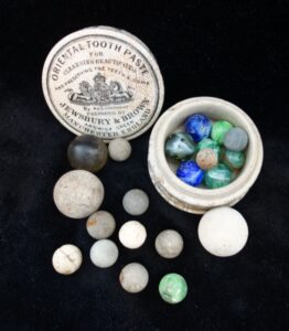 Clutch of Old Clay & Stone Marbles | Digging Up Marbles | The Secret Life of Marbles